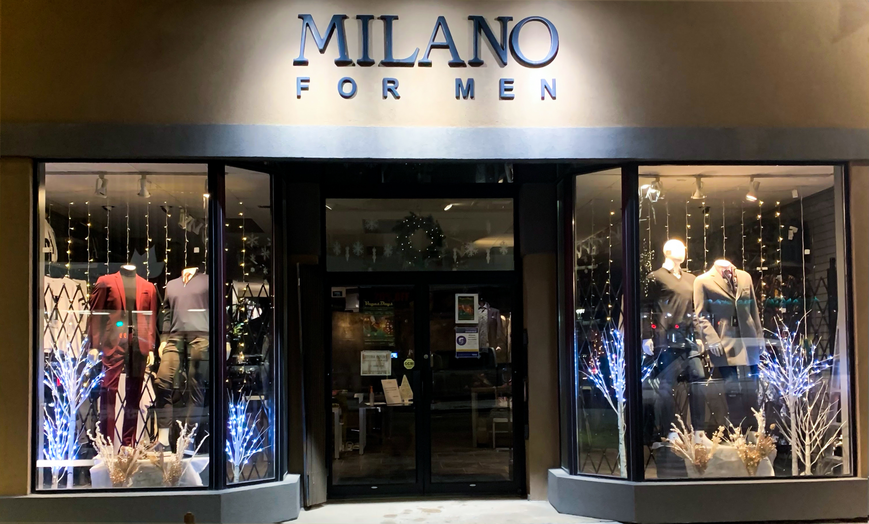Milano For Men - Storefront